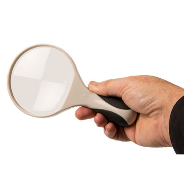 Visa information för Förstoringsglas kraftigt med handtag Bild på Förstoringsglas kraftigt med handtag