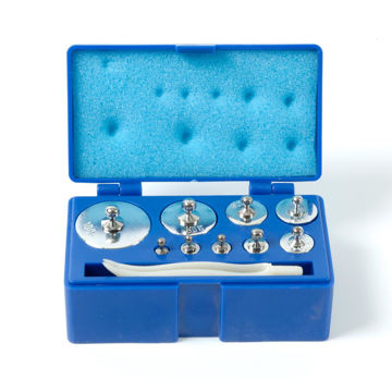 Visa information för Viktsats i låda 1g - 100g Bild på Viktsats i låda 1g - 100g