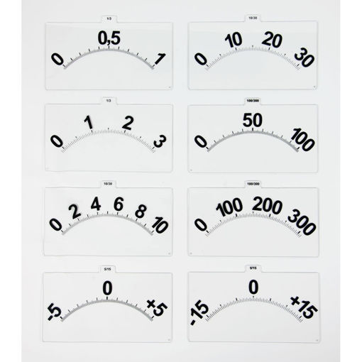 Bild på Skalor för Demonstrationsmultimeter /8st