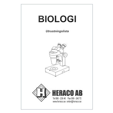 Visa information för Utrustningsförslag Biologi Bild på Utrustningsförslag Biologi