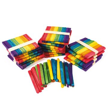 Visa information för Glasspinnar färgade /1000st Bild på Glasspinnar färgade /1000st