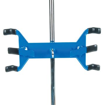 Visa information för Byretthållare blå metall Bild på Byretthållare blå metall