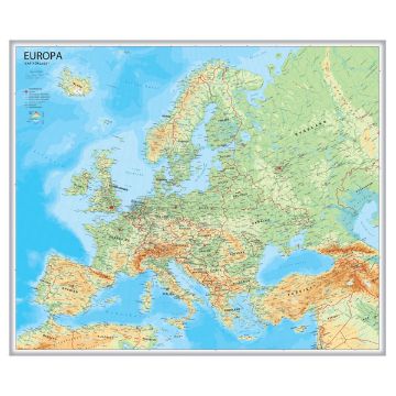 Visa information för Europakarta Bild på Europakarta