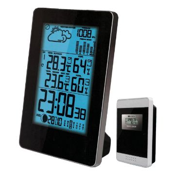 Visa information för Väderstation trådlös Bild på Väderstation trådlös